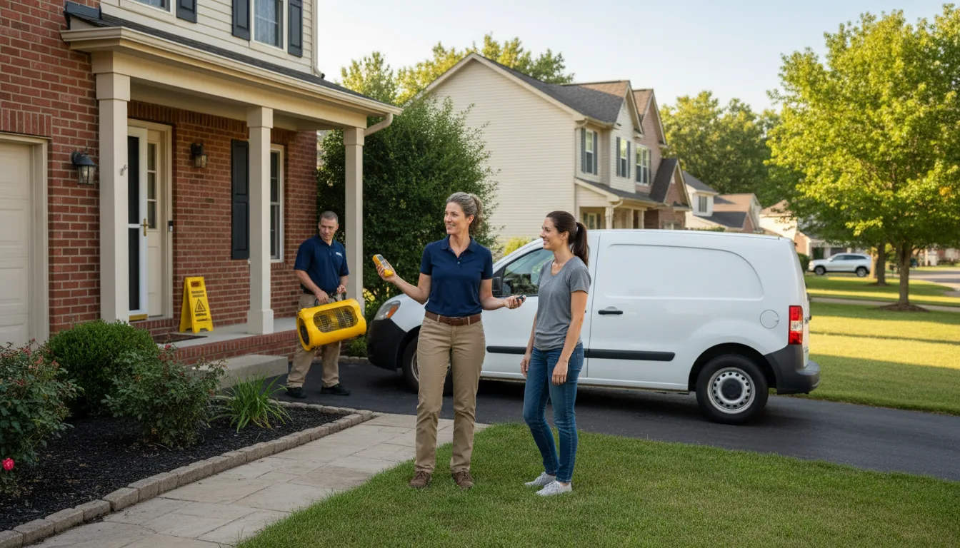 Residential water damage restoration in Jetersville, VA